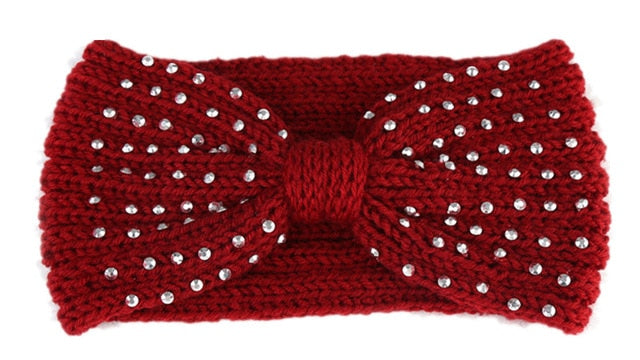 New Knitted Knot Cross Headband for Women Autumn Winter Girls Hair Accessories Headwear Elastic Hair Band Hair Accessories