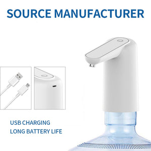 saengQ Water Dispenser automatic Mini Barreled Water Electric Pump USB Charge Portable Water Dispenser Drink Dispenser