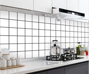 Kitchen Stickers Oil-proof Waterproof Vinyl Self-Adhesive Stove Cabinet Foil Marble Wallpaper DIY Bathroom Wall Sticker Decor