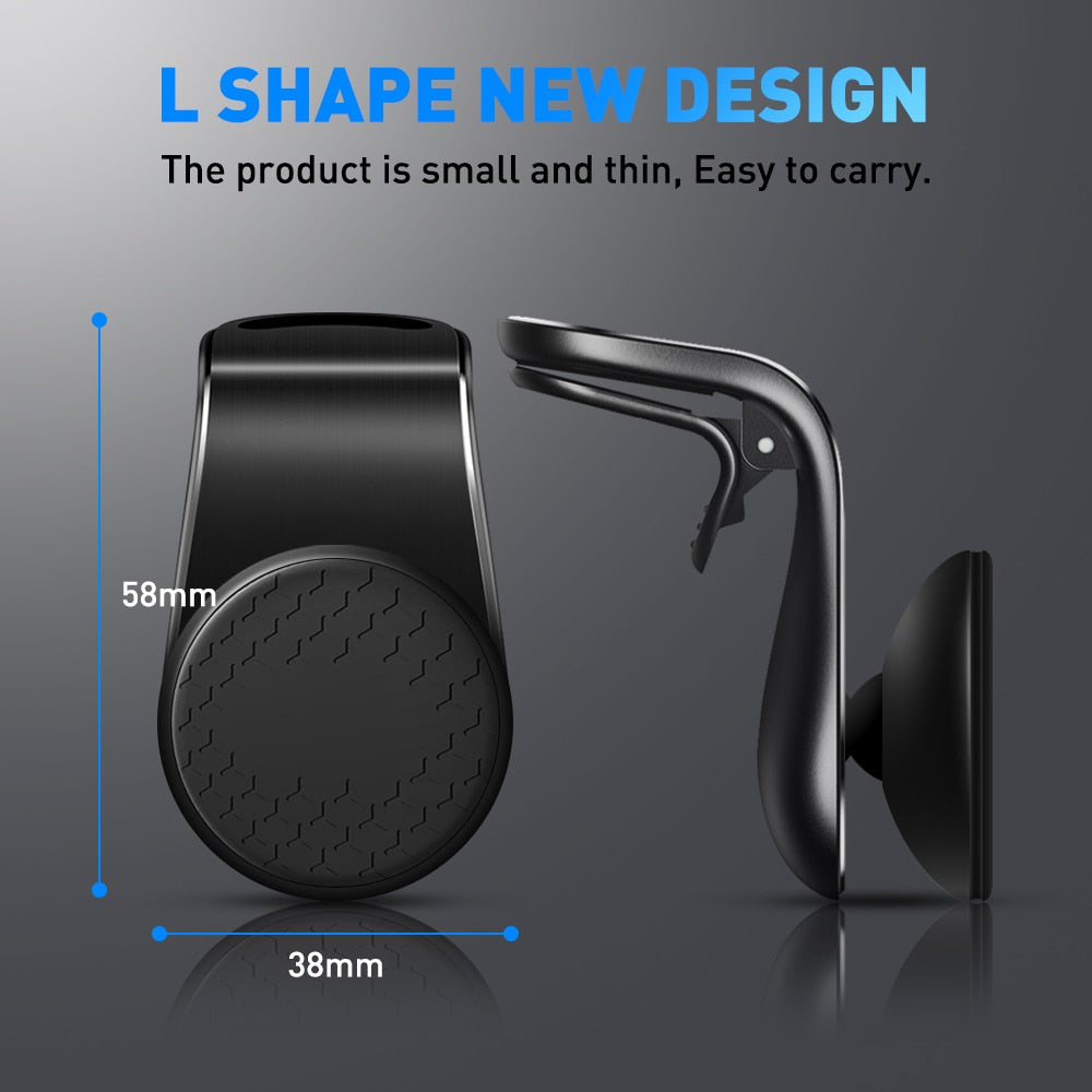For Audi BMW Magnetic Phone Holder For iPhone XS Max Xiaomi Smartphones Metal Magnetic Car Phone Holder Bracket Mount Accessorie