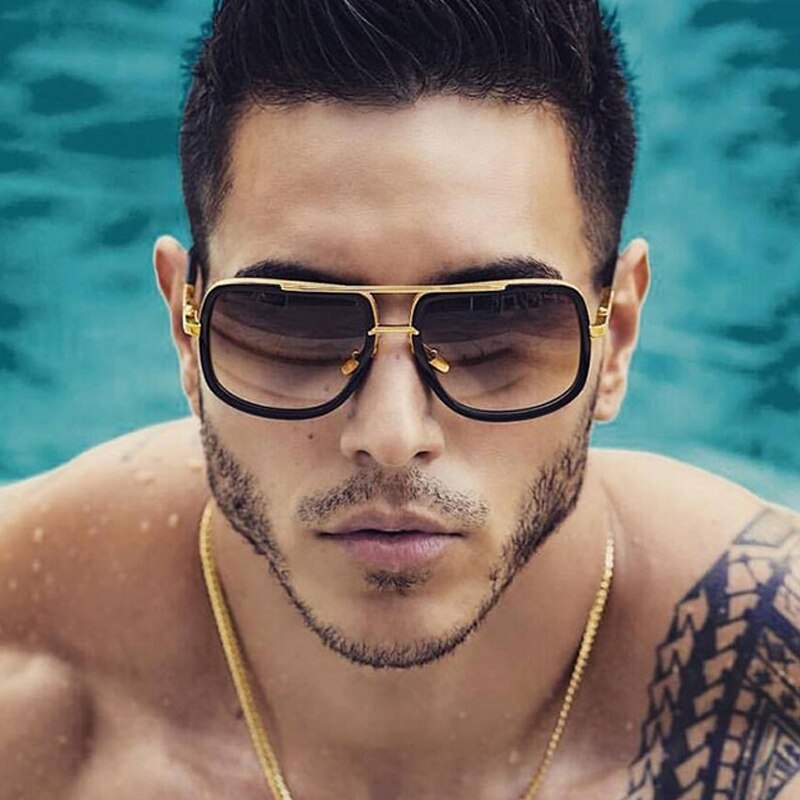 Lunettes de soleil rétro de haute qualité | Grand cadre pour hommes, lunettes de conduite carrées pour femmes, lunettes de soleil 12 couleurs Gafas, nouvelle mode 2019