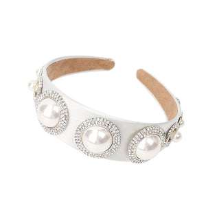 CN Baroque Full Crystal Hair Bands For Women Luxury Padded Diamond Headband Hair Hoop Christmas Gifts Christmas Hair Accessories