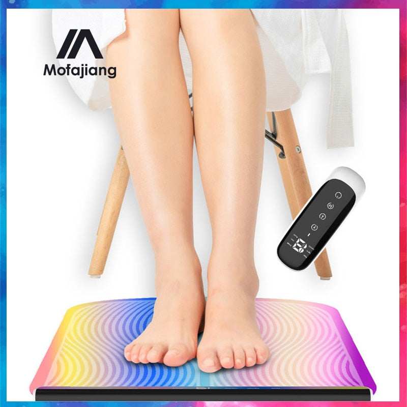 Foot Massager Wireless Walking Massage Pad Muscle Blood Circulation Acupoint Stimulation Health EMS Intelligent Pedicure Entire