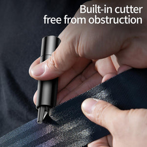 Baseus Mini Car Window Glass Breaker Seat Belt Cutter Safety Hammer Life-Saving Escape Hammer Cutting Knife Interior Accessories