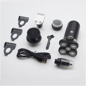 2020 New Electric Shaver Rechargeable Electric Beard Trimmer Shaving Machine for Men Beard Razor Wet-Dry Dual Use Washable