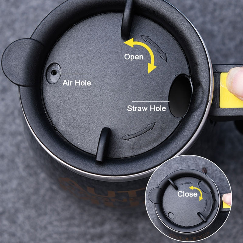 New Automatic Self Stirring Magnetic Mug Creative 304 Stainless Steel Coffee Milk Mixing Cup Blender Smart Mixer Thermal Cup