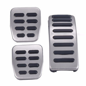 SPEEDWOW Stainless Steel Car Pad Foot Rest LHD Pedal For VW Polo Golf 4 Bora Beetle RSi GTI R32 For Audi A3 SEAT Leon 1M Toledo