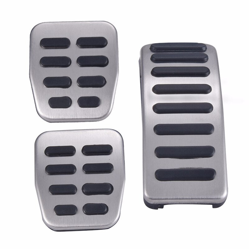 SPEEDWOW Stainless Steel Car Pad Foot Rest LHD Pedal For VW Polo Golf 4 Bora Beetle RSi GTI R32 For Audi A3 SEAT Leon 1M Toledo