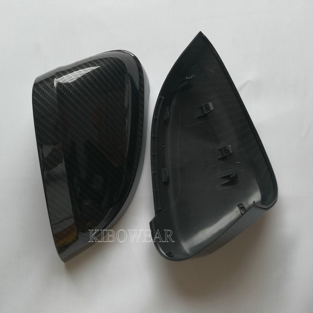 Kibowear For Audi A4 A5 B9 Side Mirror Caps (Carbon Look) 2017 2018 2019 S4 S5 RS5 allroad Quattro replace Covers