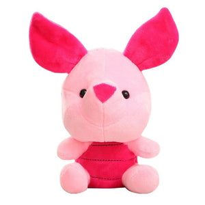Disney 12-18cm Winnie the Pooh Bear Anime Cute Cartoon Plush Dolls Toys Keychain Pendant Kids Birthday Gift
