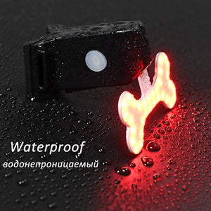 Zacro Multi Lighting Modes Bicycle Light USB Charge Led Bike Light Flash Tail Rear Bicycle Lights for Mountains Bike Seatpost