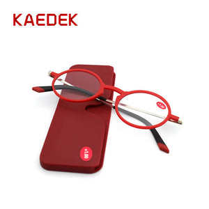 KAEDEK Ultralight Reading Glasses Men Women Unbreakable Glasses High-definition Resin Glasses Presbyopic Prescription Eyewear