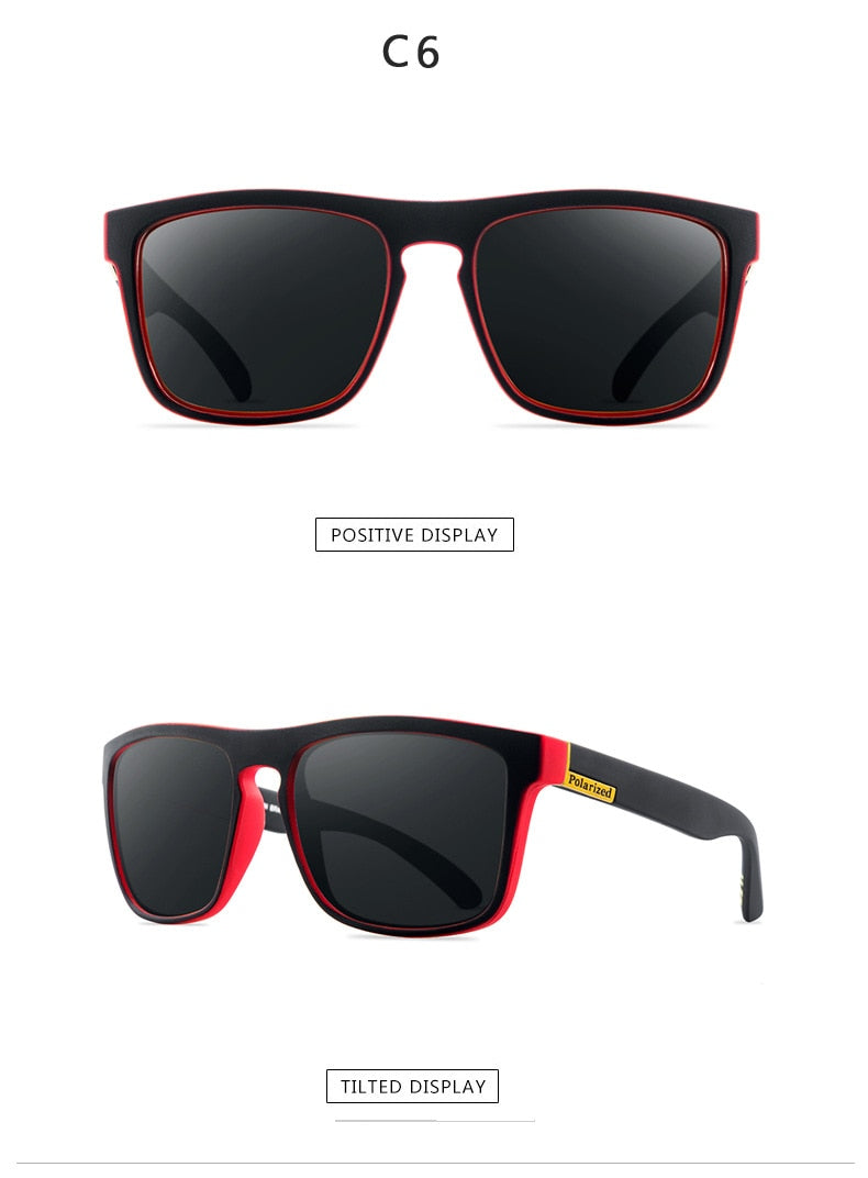 DJXFZLO 2020 nouveau mode gars lunettes de soleil polarisées lunettes de soleil hommes classique Design miroir mode carré dames lunettes de soleil hommes