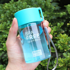 Portable Water Bottle Bpa Free Plastic Juice Water Cup Kids Adults Sport Camping Travel Water Bottles 150 ML Botellas Para Agua