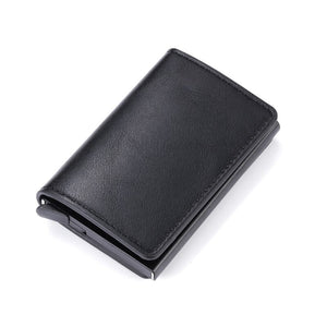 Aluminum Metal Credit Business Mini Card Wallet 2020 Dropshipping Man Women Smart Wallet Business Card Holder Hasp Rfid Wallet