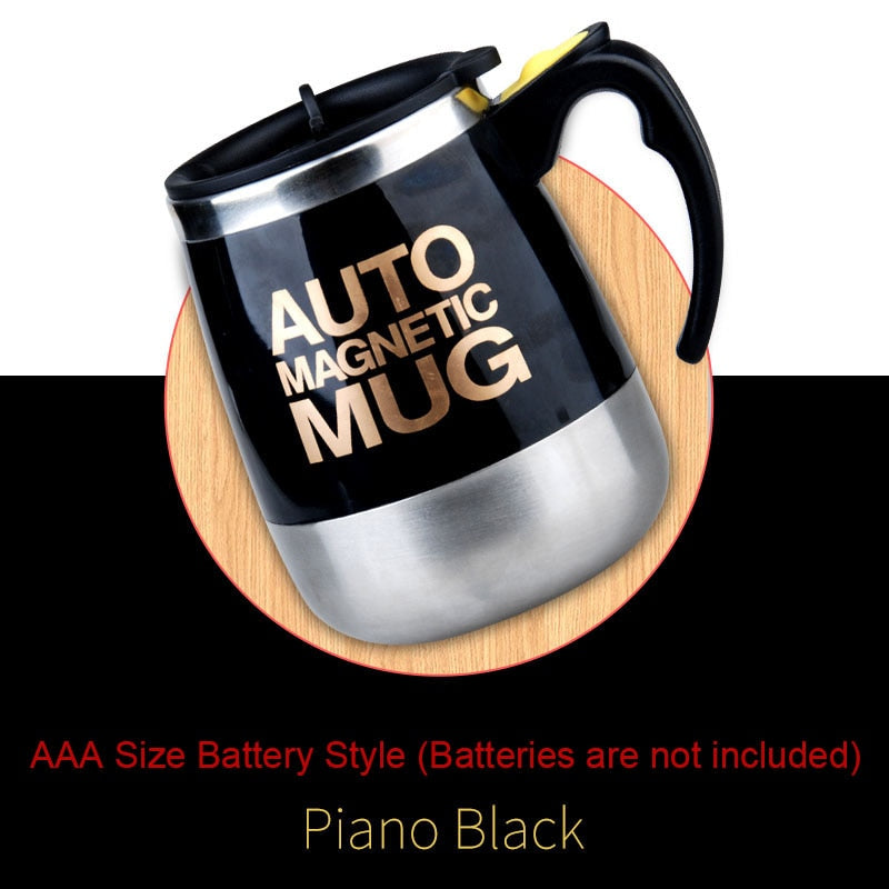 New Automatic Self Stirring Magnetic Mug Creative 304 Stainless Steel Coffee Milk Mixing Cup Blender Smart Mixer Thermal Cup