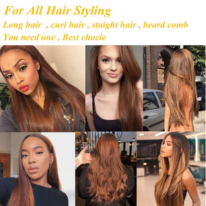 Hair Straightening Brush Hair Flat Irons Fast Hot Heating Comb Hair Straight Styler Corrugation Curling Iron Hair Curler