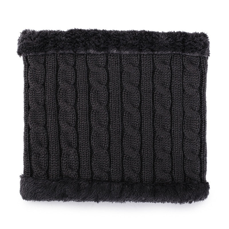 Men's winter Hat 2020 Fashion Knitted Black Hats Fall Hat Thick And Warm And Bonnet Skullies Beanie Soft Knitted Beanies Cotton