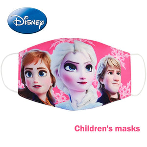 Disney congelé dessin animé bouche masque Anti poussière masque visage princesse Anna Elsa cotons masques pour enfants enfants réutilisables
