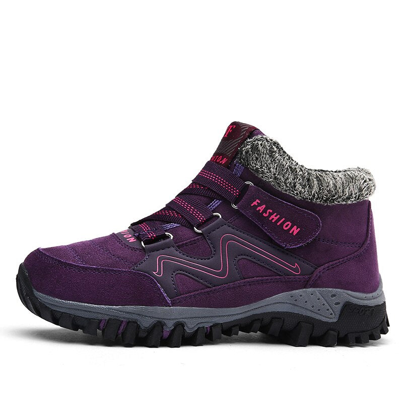 Fashion Winter women boots Super warm ankle Snow Boots for Women Keep Warm winter Boots women men botas de mujer large size 46