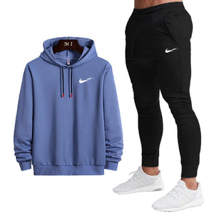 New Fashion Men Set Brand Hoodies+Pants Sets Tracksuit Men's Casual Slim Fit Sportswear Male Sweat Shirts Tracksuits Clothing