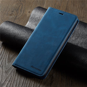Ultra Thin Suede Leather Wallet Case for iPhone 11 12 Pro Max Mini XR XS 8 7 6s 6 Plus SE 2020 5S 5 Flip Cover Strong Magnetic