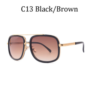 NEW luxury Avengers Tony Stark Style for women Sunglasses Men Square Brand Design Sun Glasses Oculos Retro male iron Man