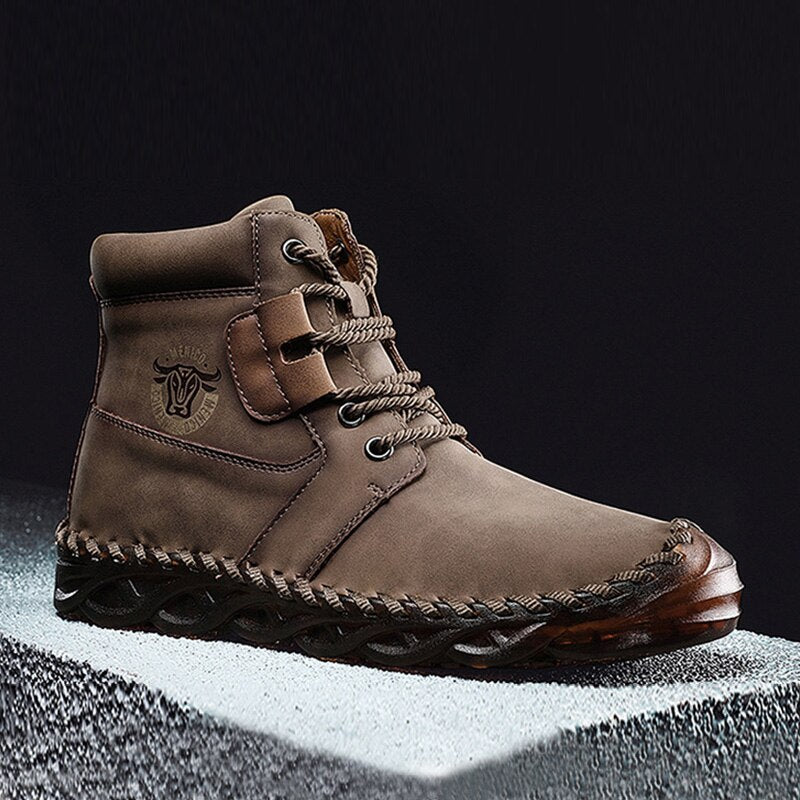 2020 Autumn Early Winter Shoes Men Boots Non-slip Mens Ankle Snow Boots Early Winter Male Footwear Fashion Brand KA2572