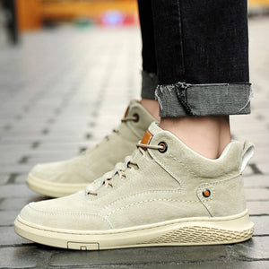 Men Shoes fashion Genuine Leather Loafers Breathable Autumn lace up comfortable Casual Shoes Outdoor Men Sneakers shoes o4