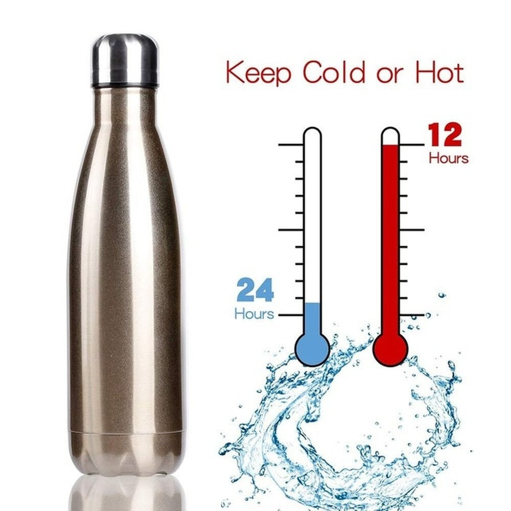 FSILE350/500/750/1000ml Double-wall Creative BPA free Water Bottle Stainless Steel Beer Tea Coffee Portable Sport Vacuum thermos