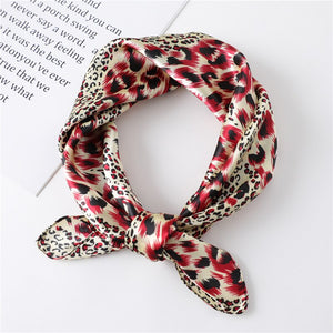 Women Square Silk Scarf Chiffon Satin Lady Hair Neck Foulard  Scarves Shawl Wrap Female Bandana Head Kerchief Hijab Headband