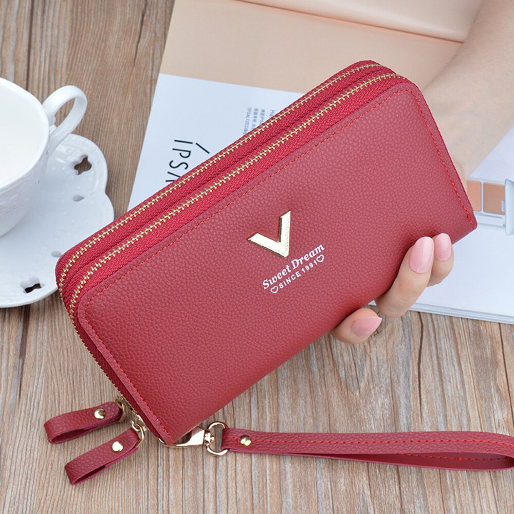 Long Women's Wallet Purses Tassel Coin Purse Card Holder