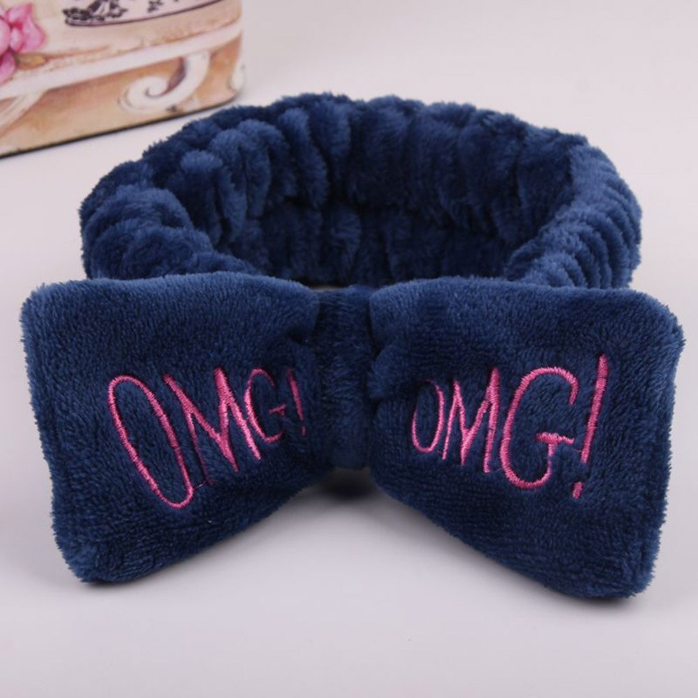 Wash Face Bow Hairbands For Women Girls