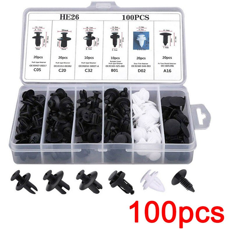 100-piece car fastener rivet