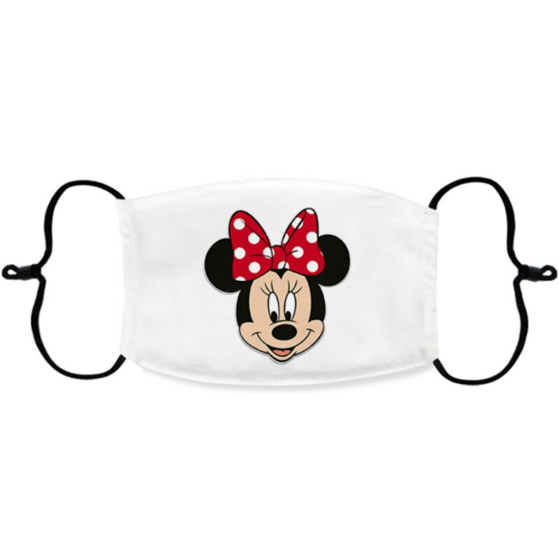 Disney Mickey Mouse Mask Children Adult Face Mouth Mask Washable Dust Mask Pm 2.5 Filter Mask Cartoon Cotton Mask