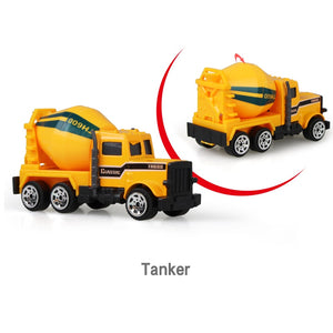 Véhicules agricoles moulés sous pression Mini voiture modèle ingénierie voiture modèle tracteur ingénierie voiture tracteur jouets modèle pour enfants cadeau de noël