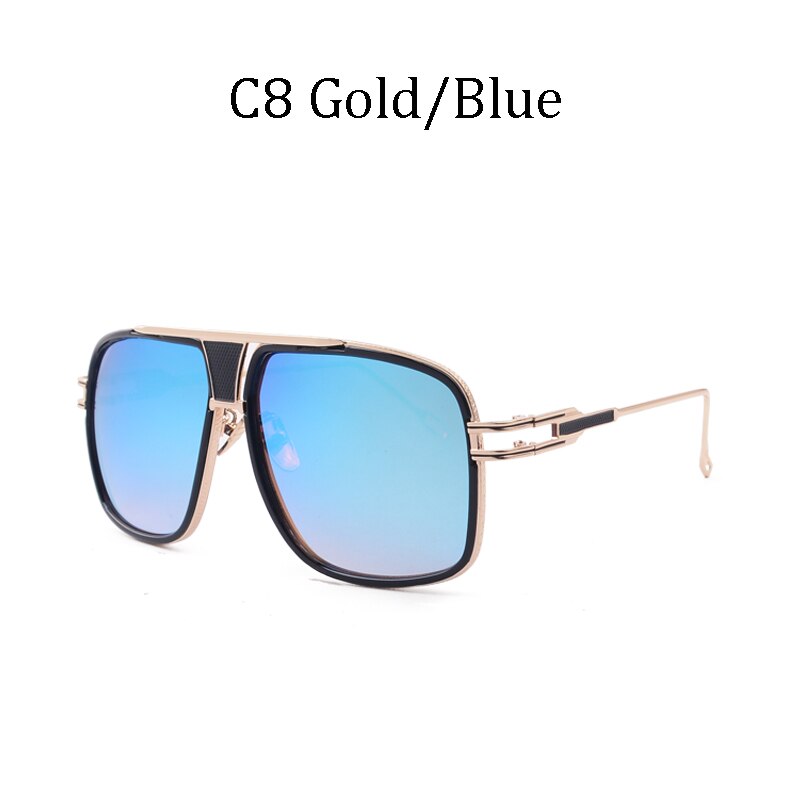 Lunettes de soleil rétro de haute qualité | Grand cadre pour hommes, lunettes de conduite carrées pour femmes, lunettes de soleil 12 couleurs Gafas, nouvelle mode 2019