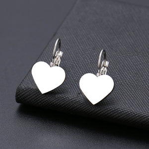 Fashion Earring World Map/Pineapple/Love Heart/Star Small Geometric Gift For Women Party Alentine's Day Stainless Steel Jewelry