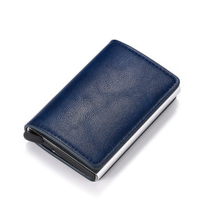 Aluminum Metal Credit Business Mini Card Wallet 2020 Dropshipping Man Women Smart Wallet Business Card Holder Hasp Rfid Wallet