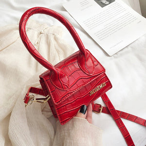 Jacquemus Mini Purses and Handbags for Women 2020 Crossbody Bag Famous Brand Totes Luxury Designer Hand Bags crocodile pattern
