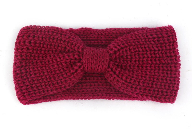 New Knitted Knot Cross Headband for Women Autumn Winter Girls Hair Accessories Headwear Elastic Hair Band Hair Accessories