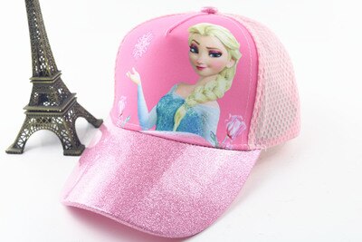 Anime Disney Marvel Frozen Mickey Mouse Kids Hat Boy Girl Travel Caps Spiderman Mickey Minnie Baby Caps Figure Gift Toys 2-8Y