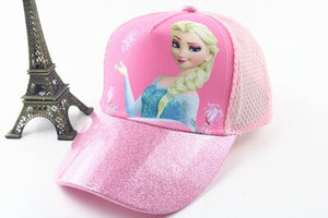 Anime Disney Marvel Frozen Mickey Mouse Kids Hat Boy Girl Travel Caps Spiderman Mickey Minnie Baby Caps Figure Gift Toys 2-8Y