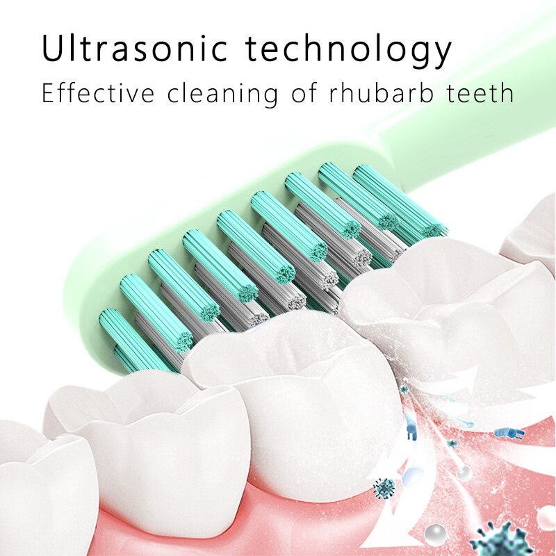 Electric Toothbrush S802 Waterproof Automatic Sonic ToothBrush Rechargeable 5 Models with 2 Brush Heads PK xiomi xaomi X3