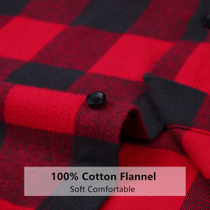 Men Flannel Plaid Shirt 100% Cotton 2020 Spring Autumn Casual Long Sleeve Shirt Soft Comfort Slim Fit Styles Brand Man Plus Size
