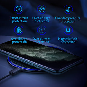Essager 15W Qi Wireless Charger For iPhone 11 Pro Xs Max X Xr 8 Induction Fast Wireless Charging Pad For Samsung S20 Xiaomi mi 9