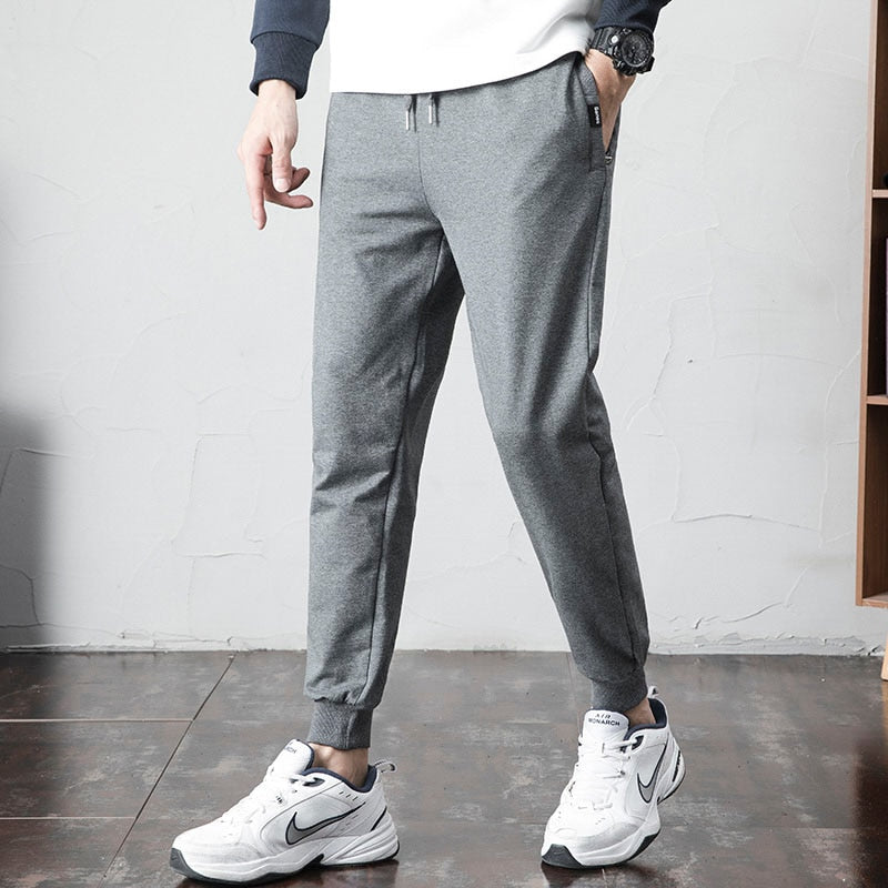 Grey Mens Sport Pants Joggers Sweatpants Men Clothes Casual Harem Pants for Men Streetwear Track Running Trousers Oversize 4XL
