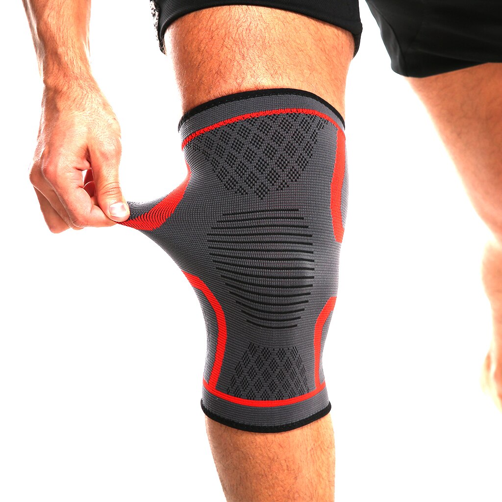 DYJY 1PC genouillères élastiques Nylon antidérapant Sport Fitness genouillère équipement de Fitness rotule course basket-ball volley-ball soutien