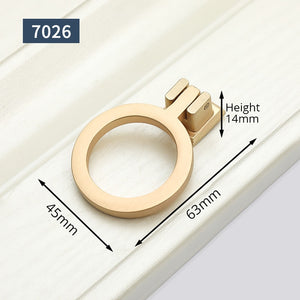 KAK European Style Vintage Gold Cabinet Pulls Solid Zinc Alloy Kitchen Cupboard Handle Drawer Knobs Furniture Handle Hardware
