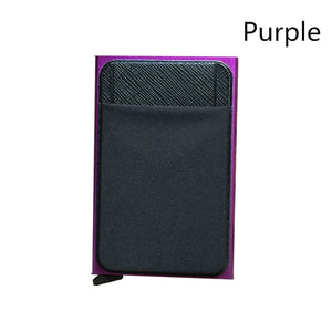 Men Business Aluminum Cash ID Card Holder RFID Blocking Slim Metal Wallet Coin Purse card case credit card wallet rfid wallet